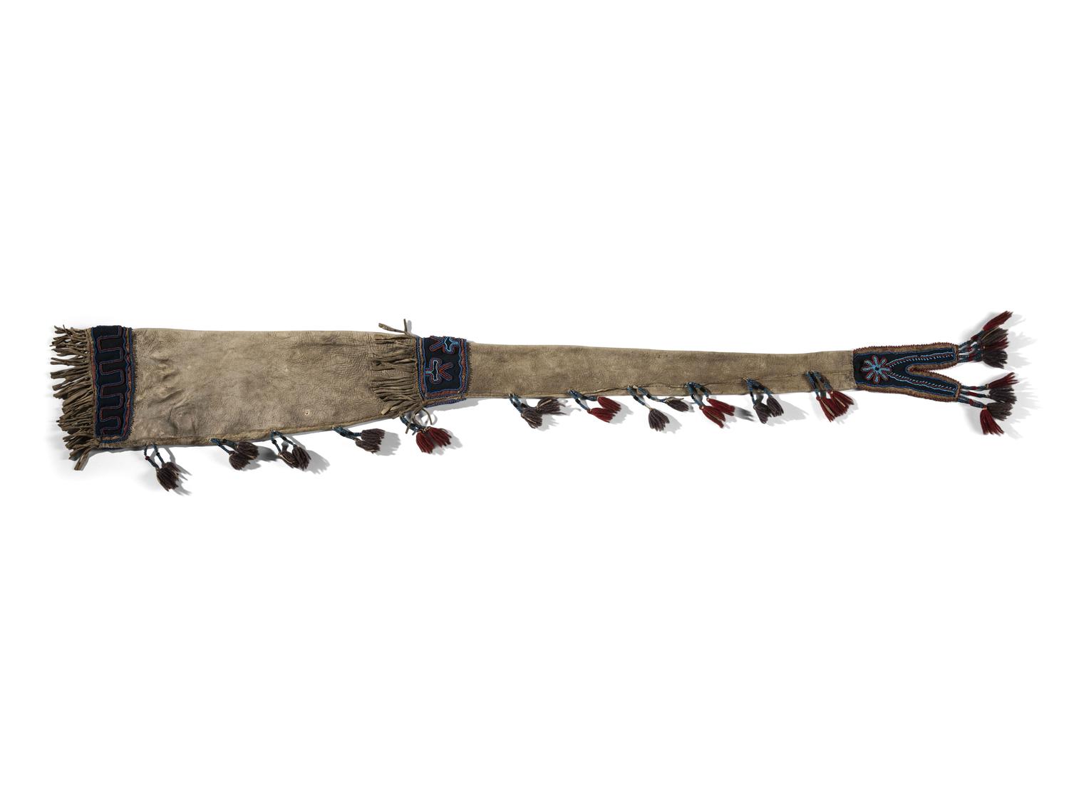 Athapaskan Beaded Hide Rifle Case