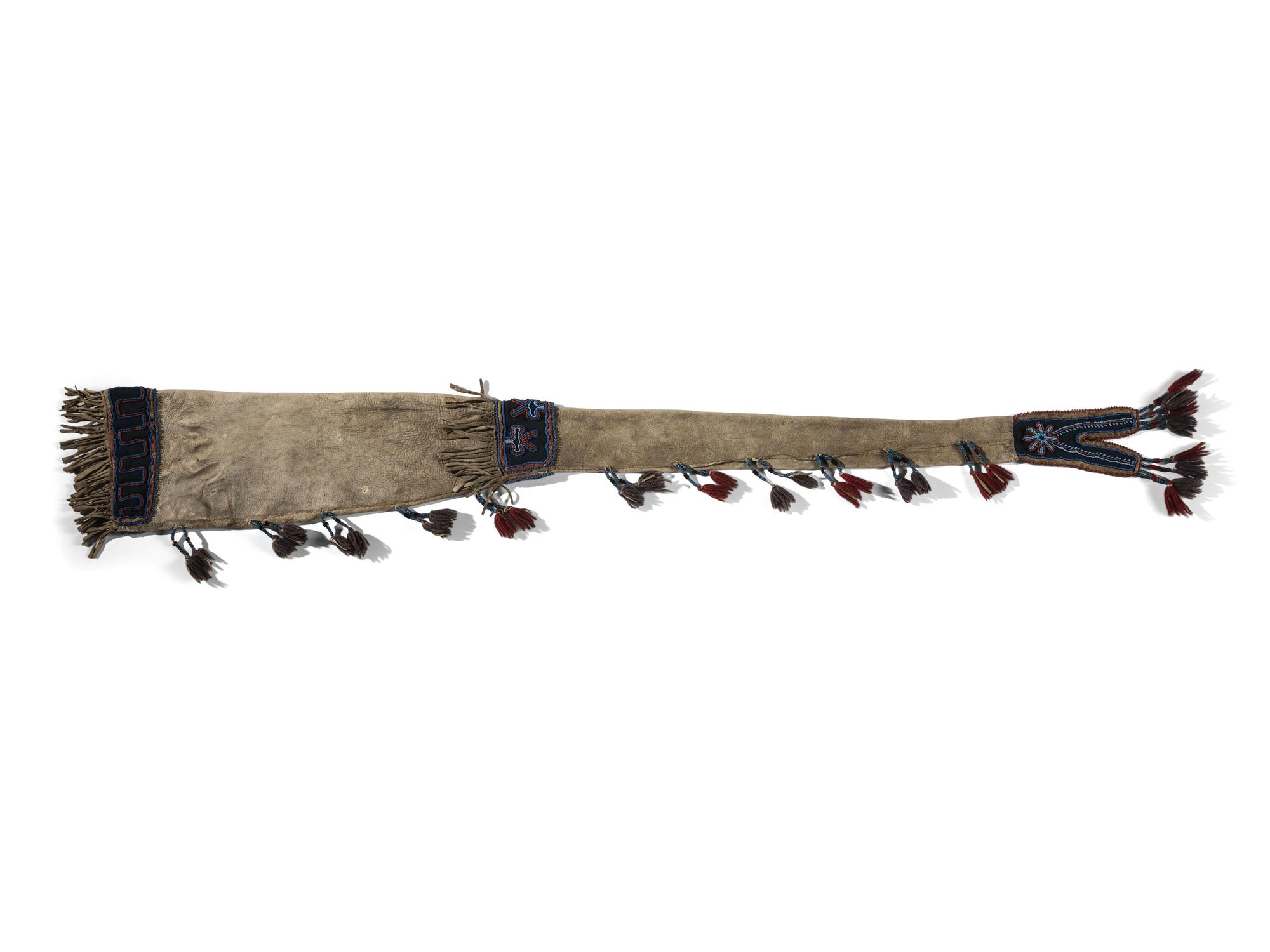 Athapaskan Beaded Hide Rifle Case