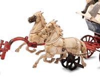 A Carpenter 'Tally Ho' Cast Iron Carriage Toy