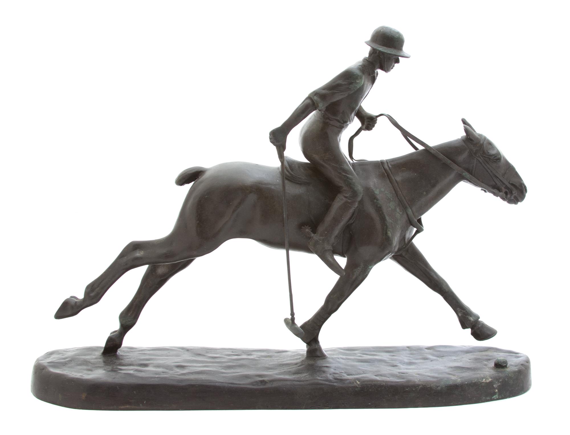 Artist Unknown, (20th Century), Polo Player