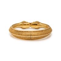 REVIVALIST, HIGH KARAT GOLD SERPENT BANGLE BRACELET