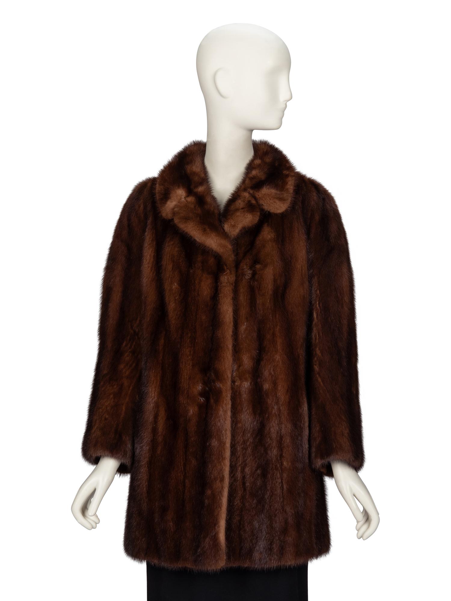 Two Fur Coats: Astrakhan and Mink