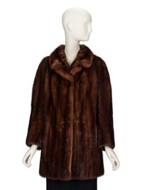 Two Fur Coats: Astrakhan and Mink