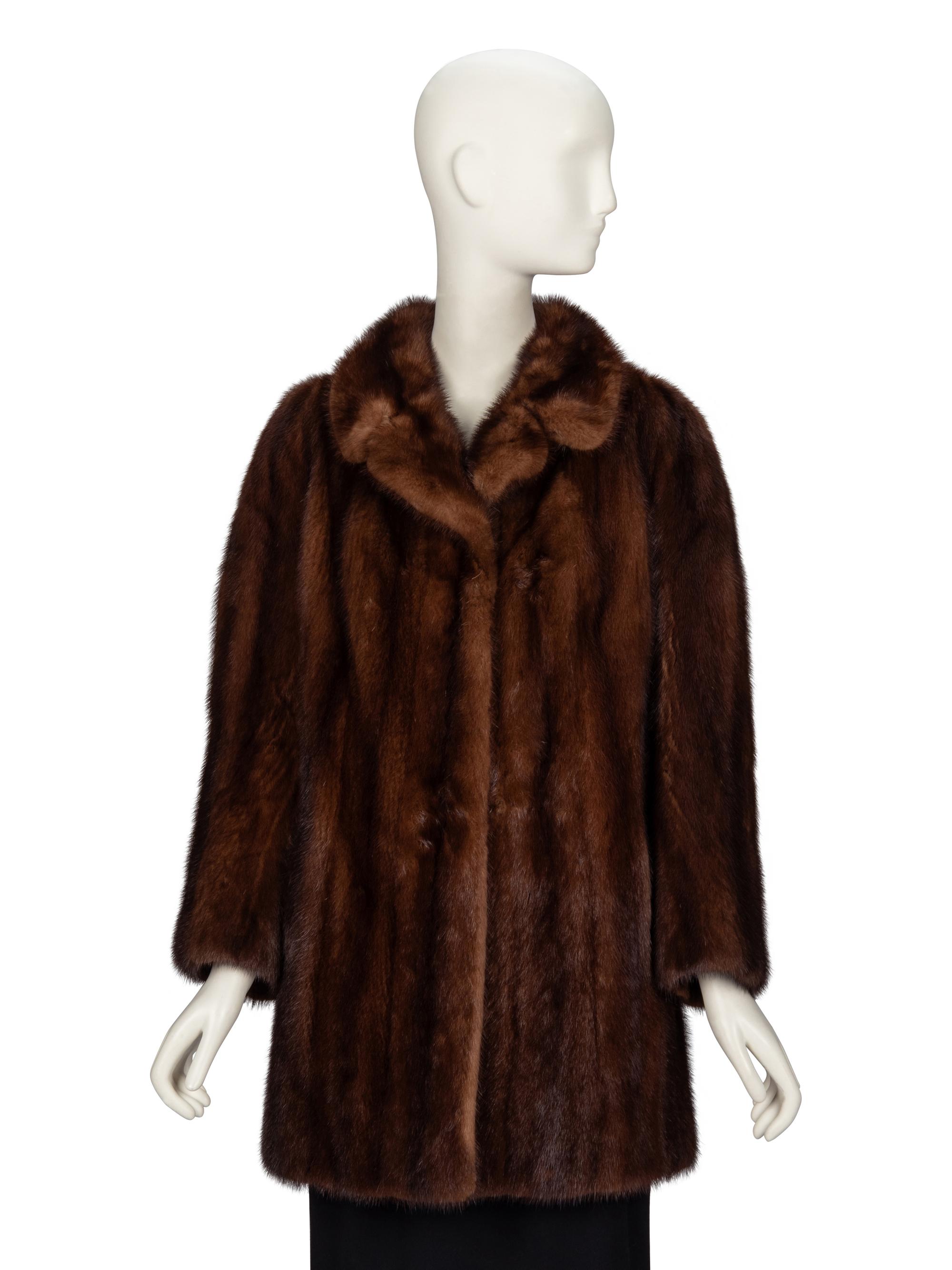 Two Fur Coats: Astrakhan and Mink