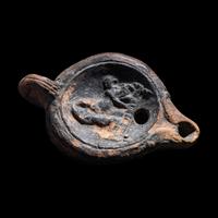Five Roman Terracotta Erotic Oil Lamps