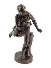 A Grand Tour Bronze Figure of Diana