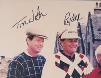 A Jack Nicklaus, Arnold Palmer, Ray Floyd and Tom Watson Signed Autograph British Open Framed Photograph,