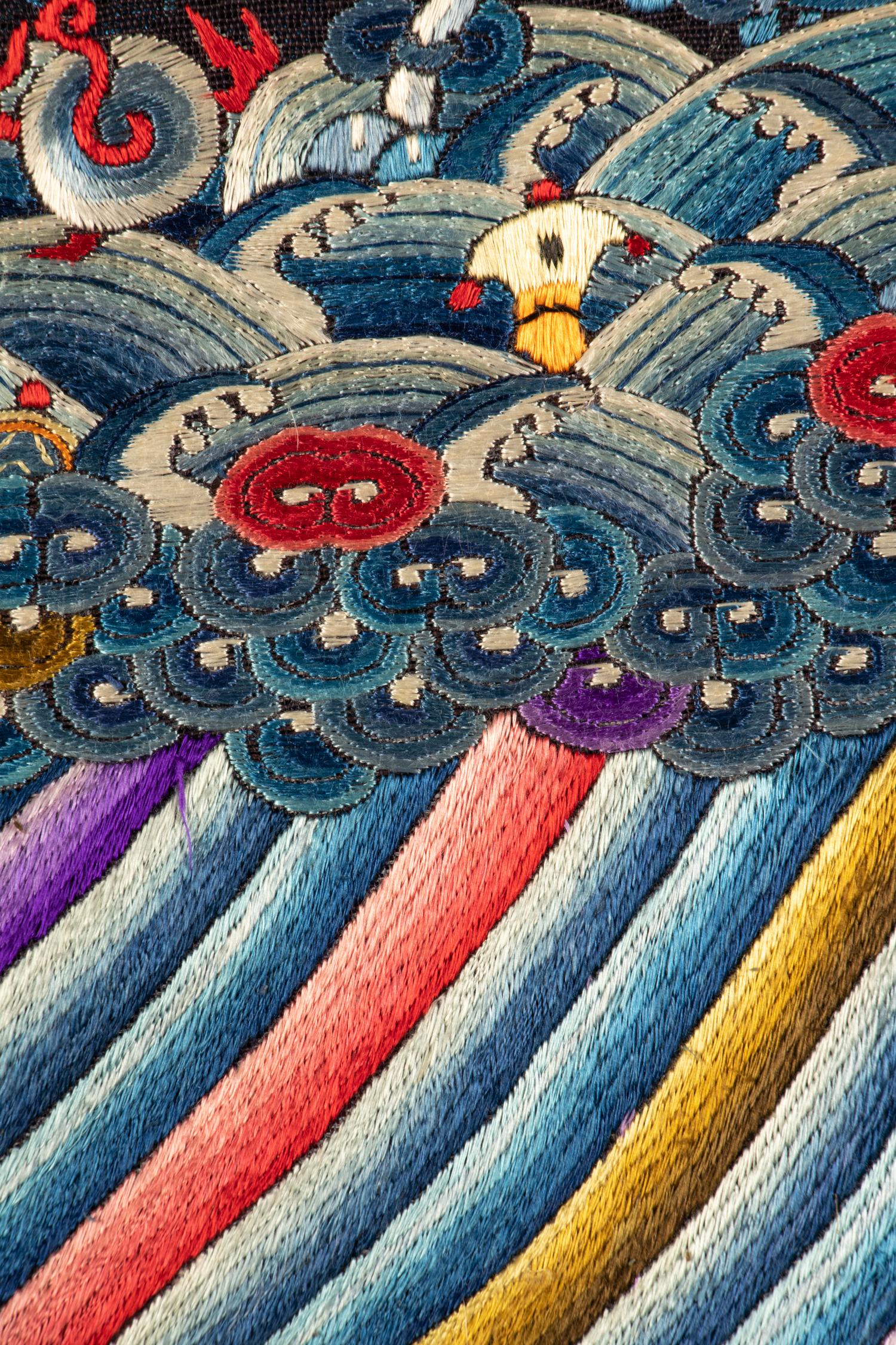 A Summer Embroidered Gauze Dragon Robe