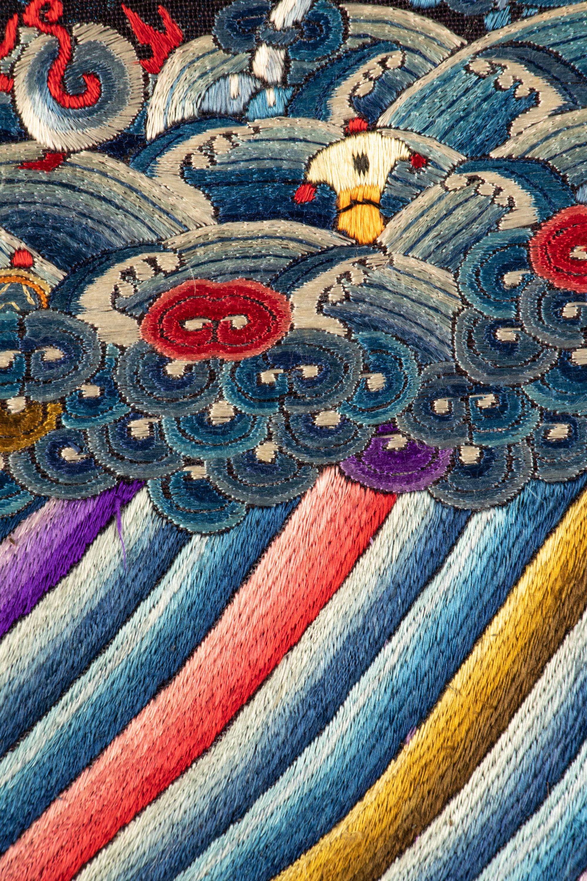 A Summer Embroidered Gauze Dragon Robe