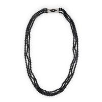 Diamond and Onyx Beaded Necklace