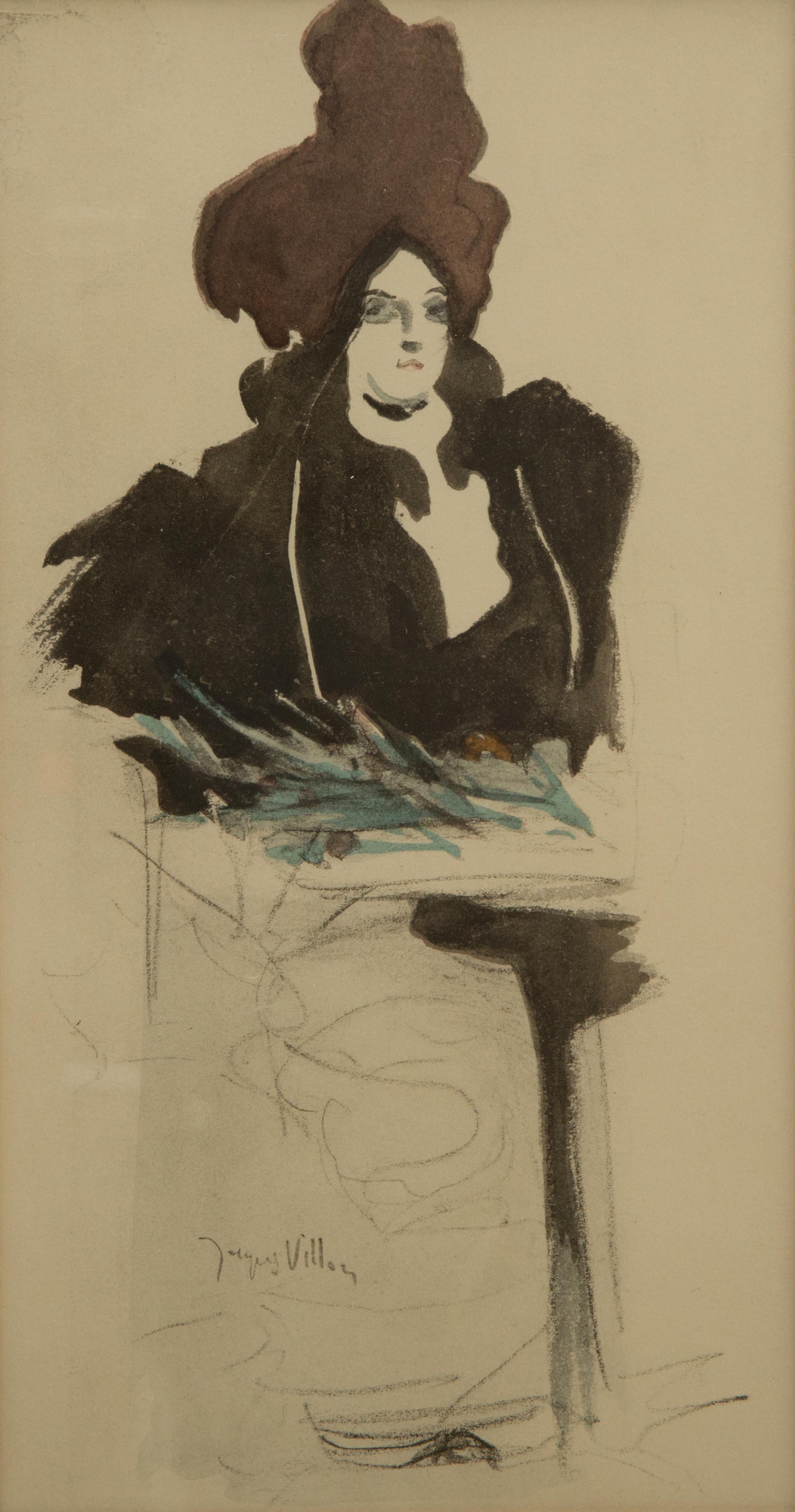 A Portfolio of Prints after Jacques Villon Framed size 18 x 18 inches.