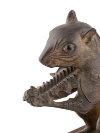 A Cast Iron Squirrel Form Nutcracker