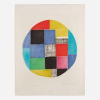 Sonia Delaunay (French/Ukrainian, 1885-1979) Untitled (Circular Composition)