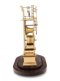 An English Brass Skeleton Clock