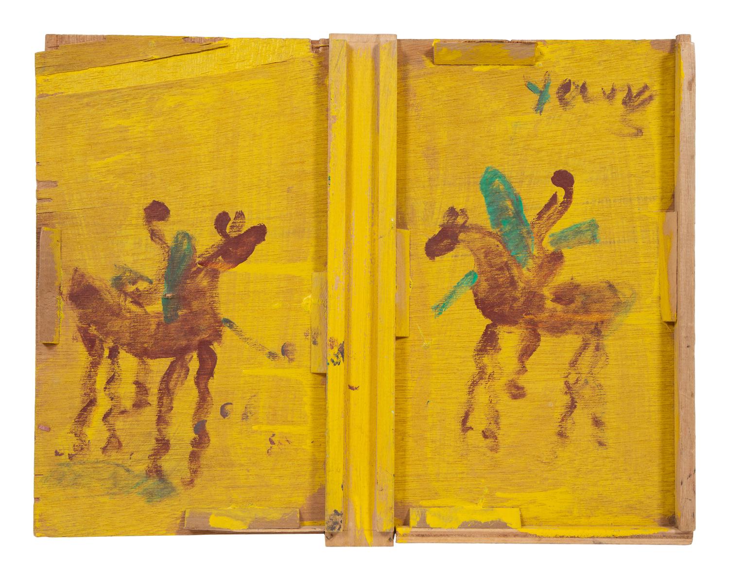 Two Figures on Horseback