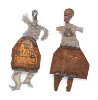 The Dancing Mail Lady Does Dance , Untitled (Lady Dancer) and Friend from the East