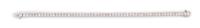 A 14 Karat White Gold and Diamond Line Bracelet, 6.30 dwts.