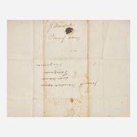 [Americana] Marshall, John Autograph Letter, signed
