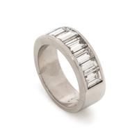 PLATINUM AND DIAMOND RING