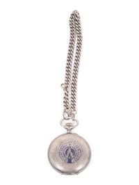 A Swiss Niello Silver Pocket Watch Made for the Russian Market
