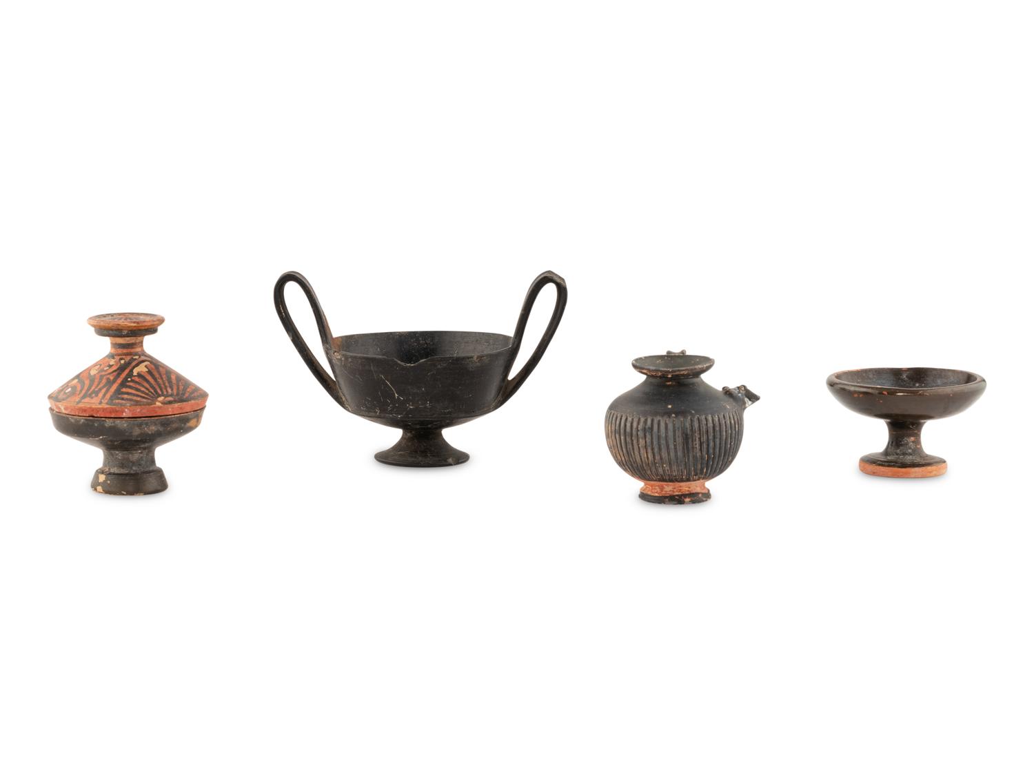 Four Greek and South Italian Pottery Vessels