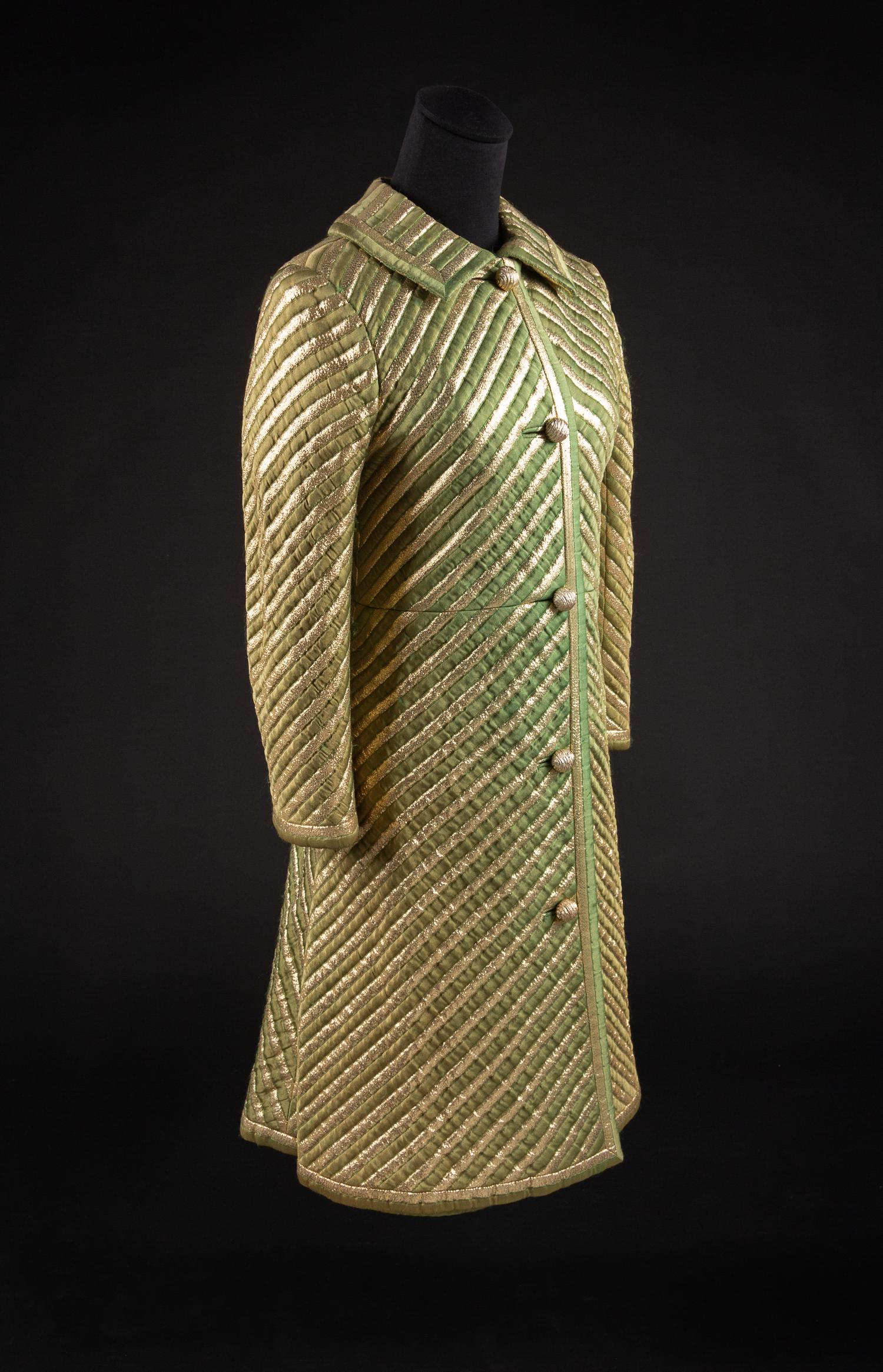 Christian Dior by Marc Bohan Haute Couture Dress and Coat, Autumn-Winter 1967 — Worn by Dame Olivia de Havilland