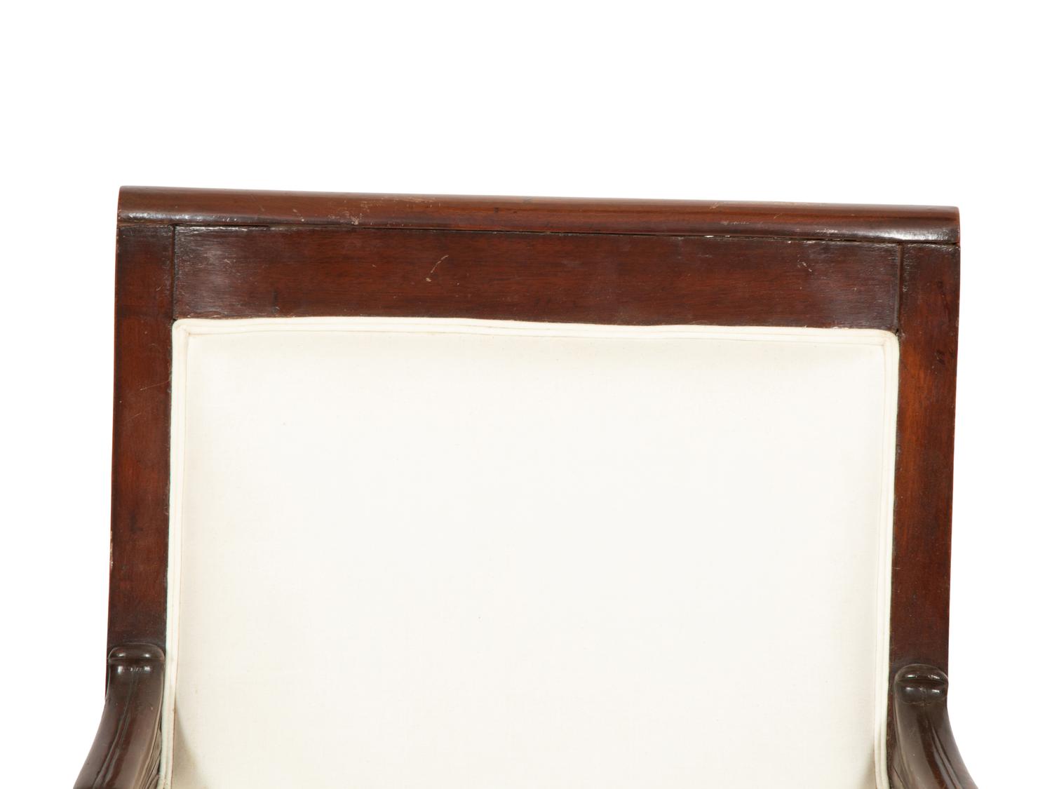 A French Empire Style Mahogany Berg è re