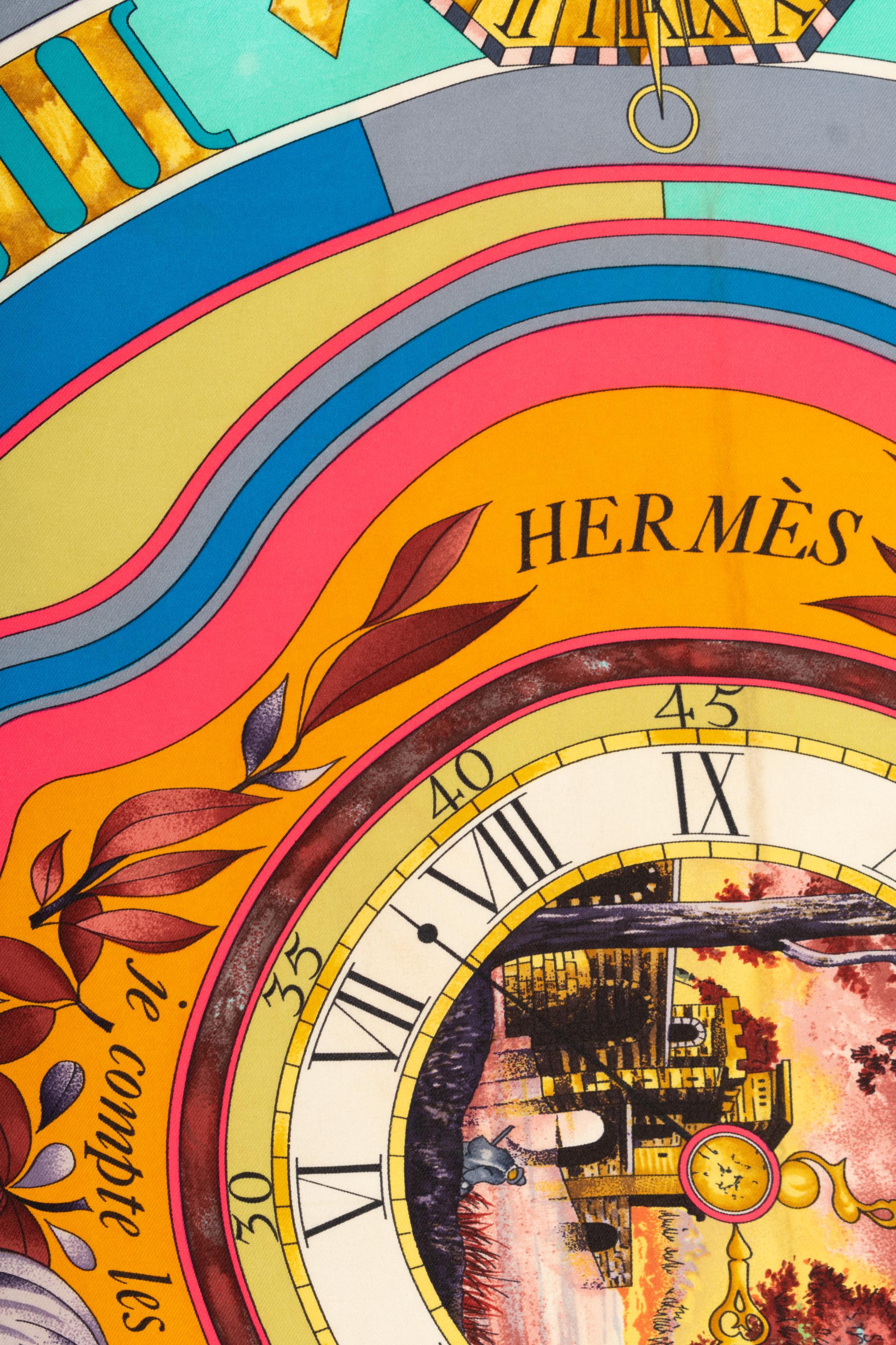 Three Hermès 90cm Silk Scarves