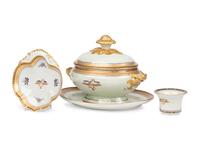 Three Mottahedeh Porcelain Articles