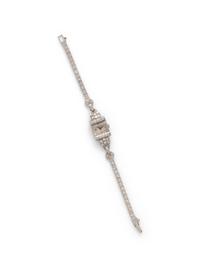 PLATINUM AND DIAMOND WATCH