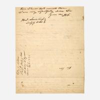 [American Revolution] Tallmadge, Benjamin Autograph Document, signed