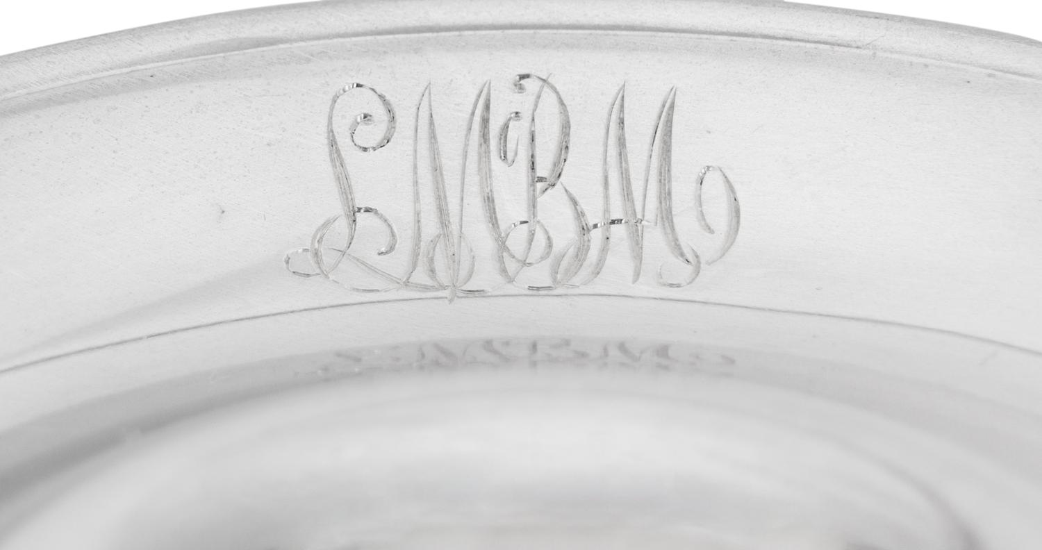 A Set of Twelve American Silver Saucers
