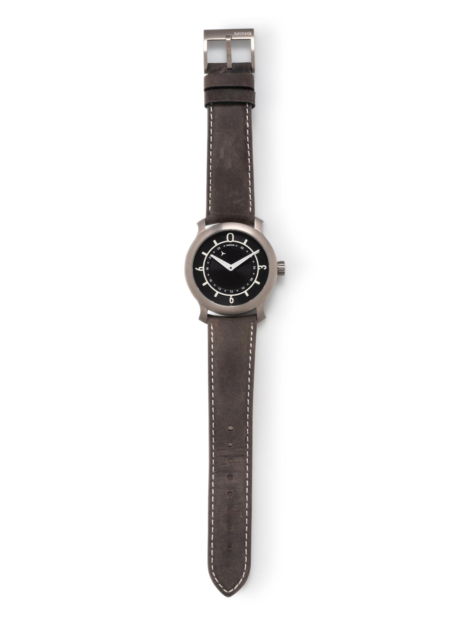 MING, TITANIUM '17.03 GMT' WATCH
