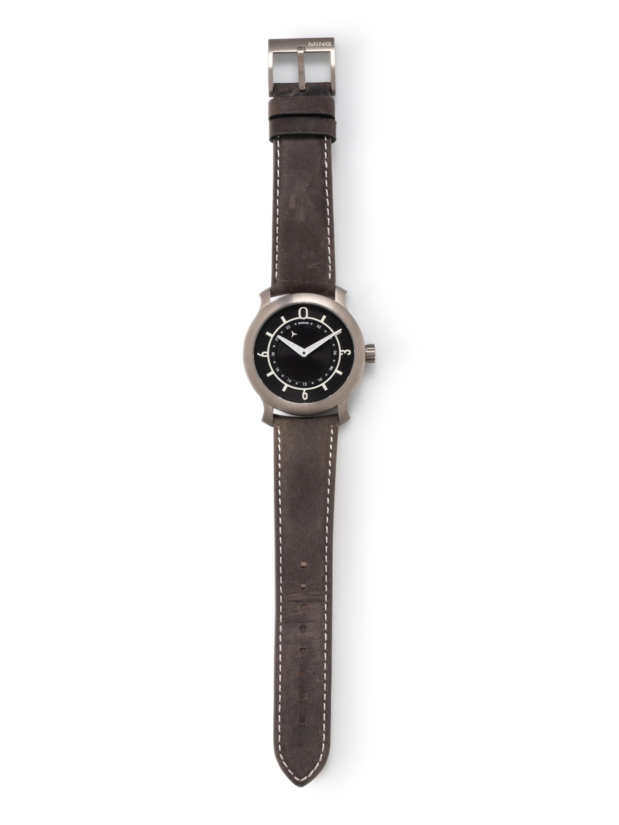MING, TITANIUM '17.03 GMT' WATCH