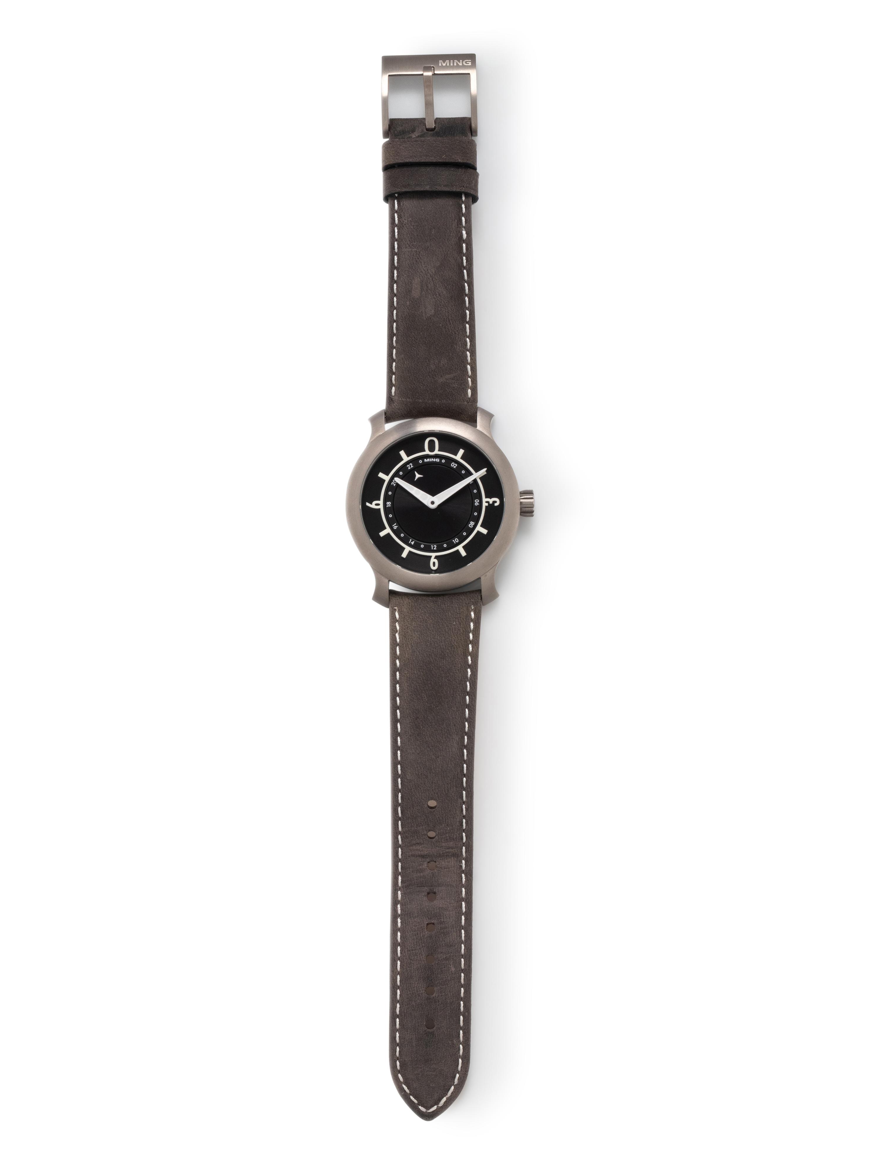 MING, TITANIUM '17.03 GMT' WATCH