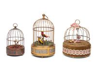 Three Singing Birdcage Automata