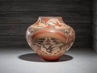 Four-Color Pottery Olla