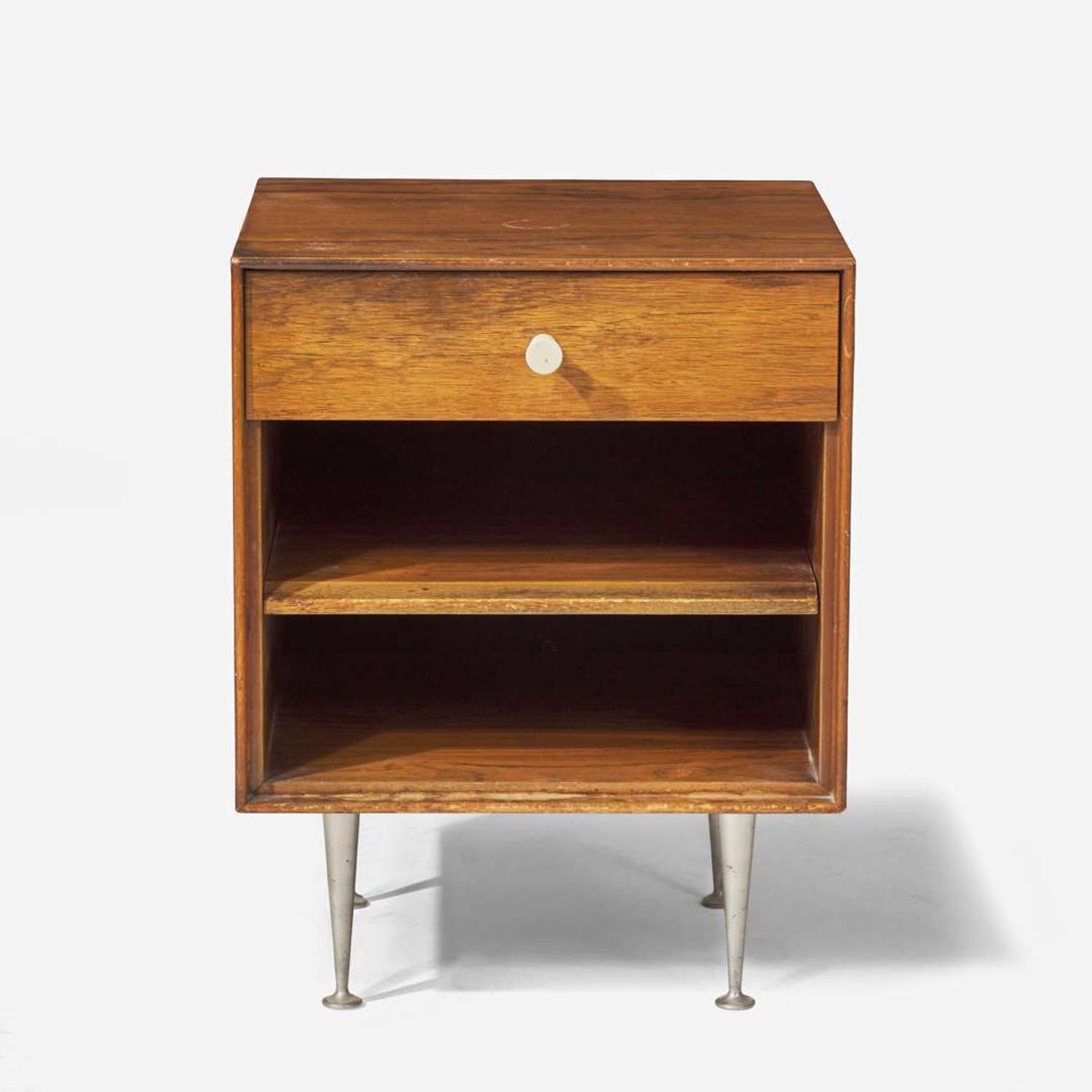 George Nelson (American, 1908-1986) Thin Edge Nightstand, Herman Miller, USA, circa 1950s