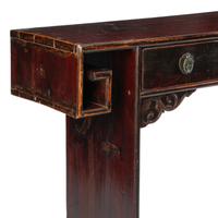 A Chinese Hardwood Console Table