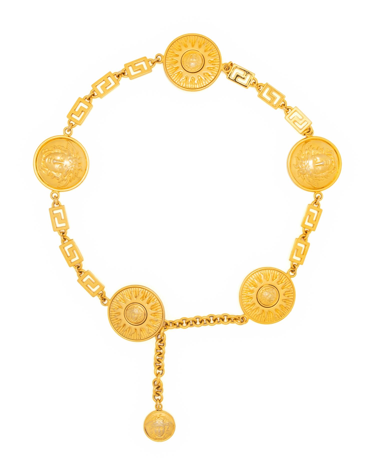 Gianni Versace Medusa Chain Belt, 1990s