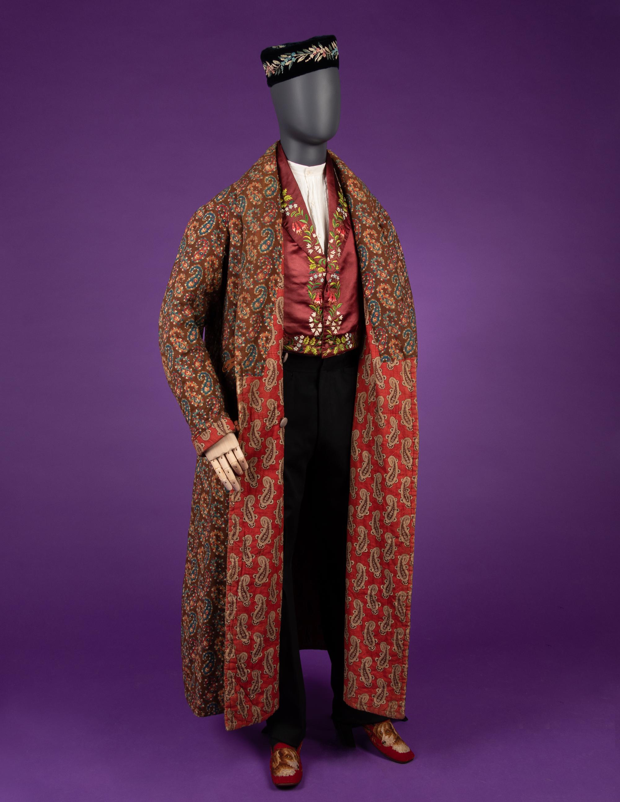 Two Men's Banyan Robes, 1840 & 1870