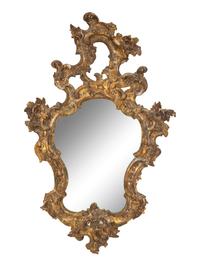 An Italian Giltwood Mirror
