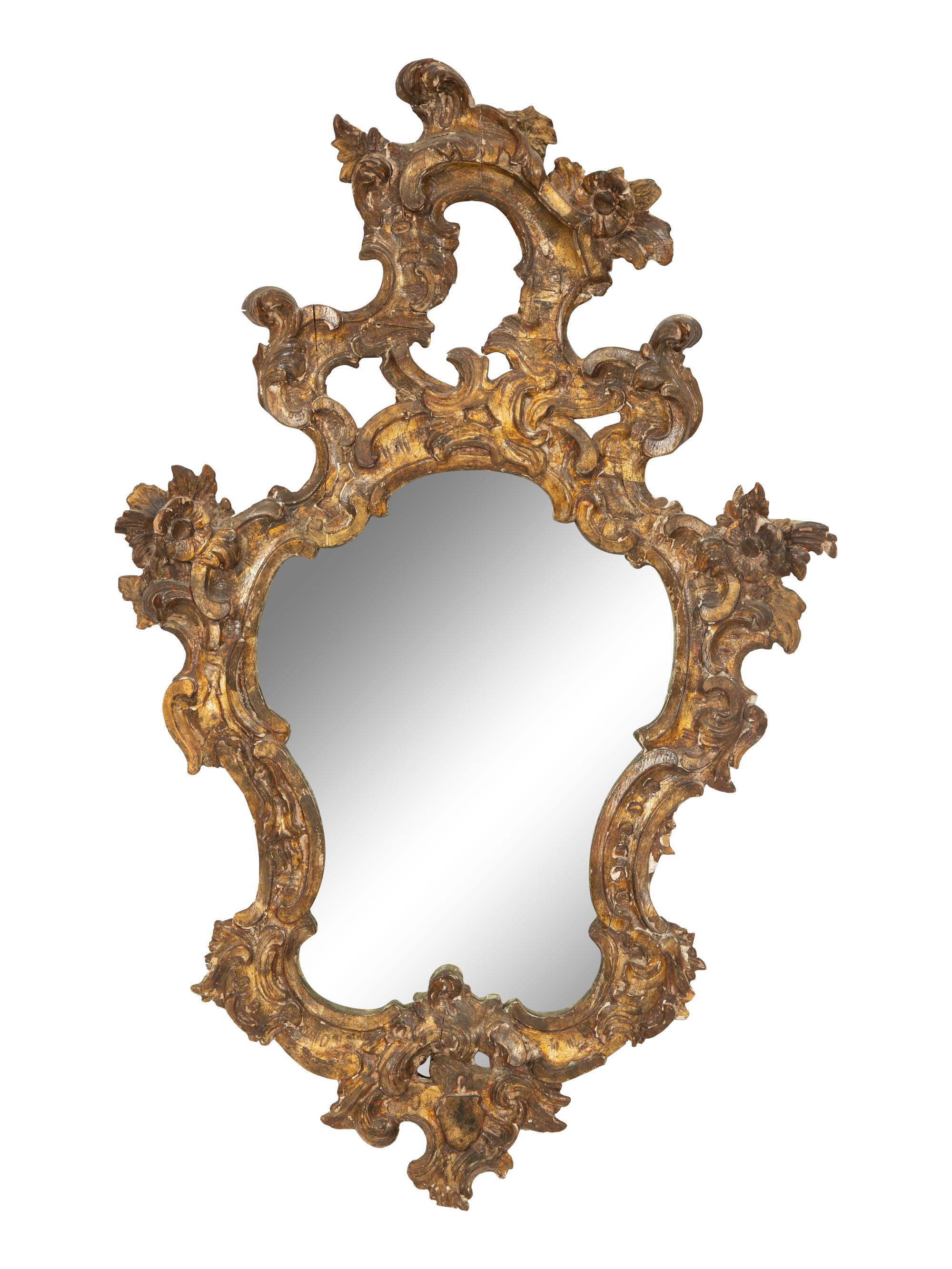 An Italian Giltwood Mirror