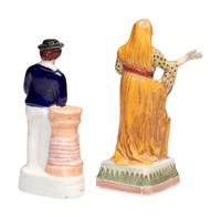 Two Staffordshire Figures
