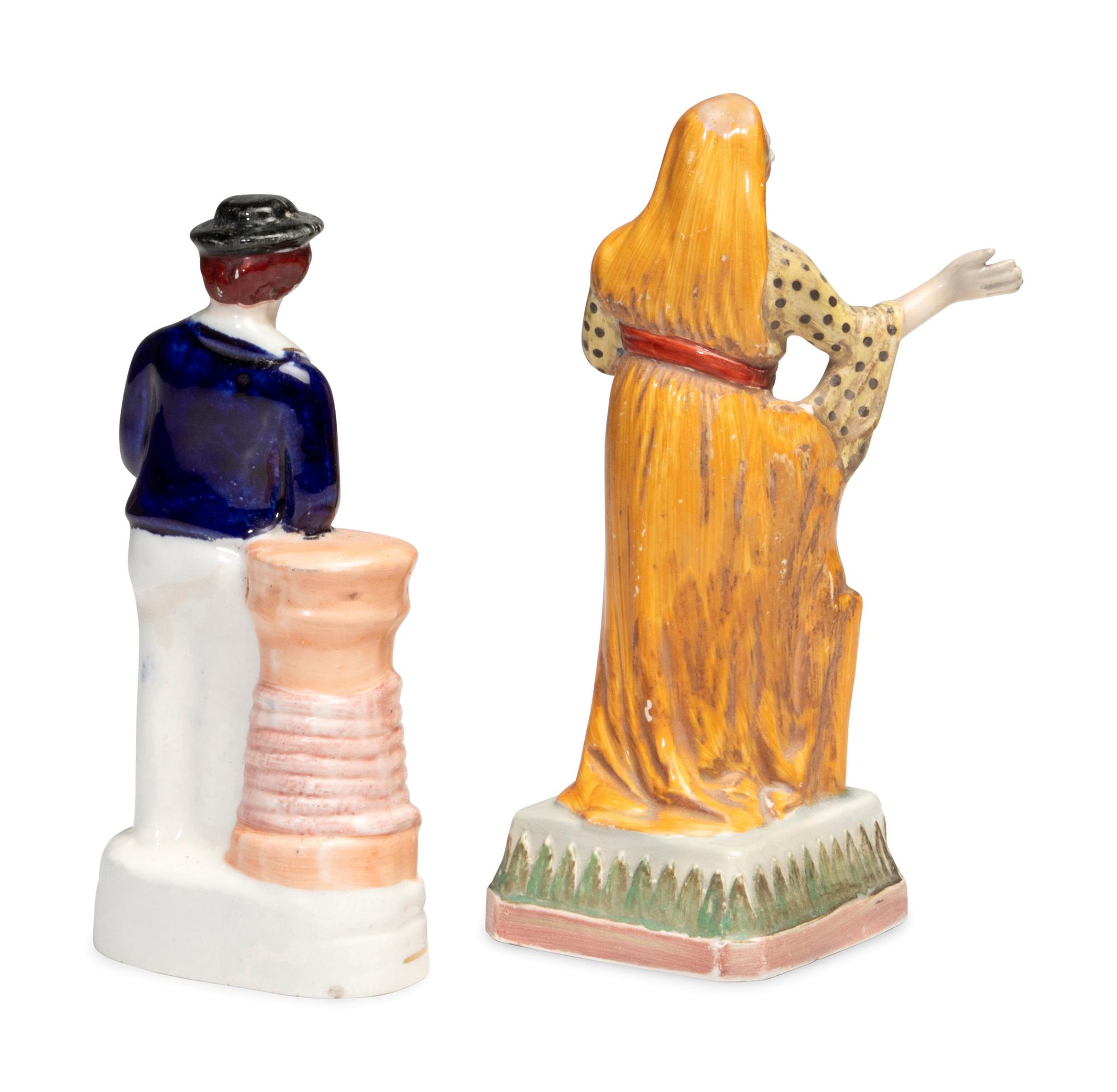 Two Staffordshire Figures
