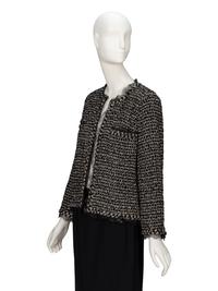 Chanel, Lace-Trimmed Tweed Cardigan Jacket