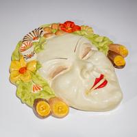 Clarice Cliff (English, 1899–1972) — Flora large wall mask