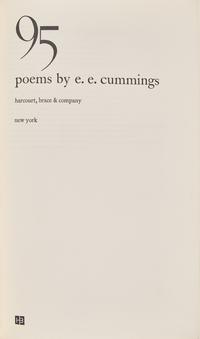 [Literature] cummings, e.e. 95 poems