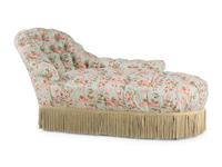 A Napoleon III Button-Tufted Chaise Longue