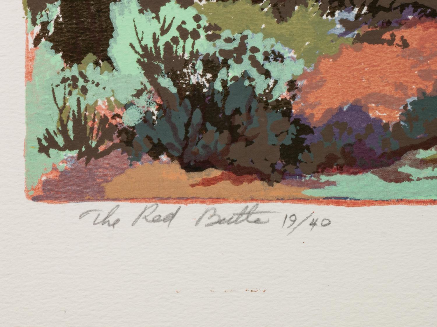 Five Works: Day Begins , edition 39/120; Cottonwood , edition 105/120; Rio Colorado , edition 75/120; Alders , edition 13/150; The Red Butte , edition 19/40